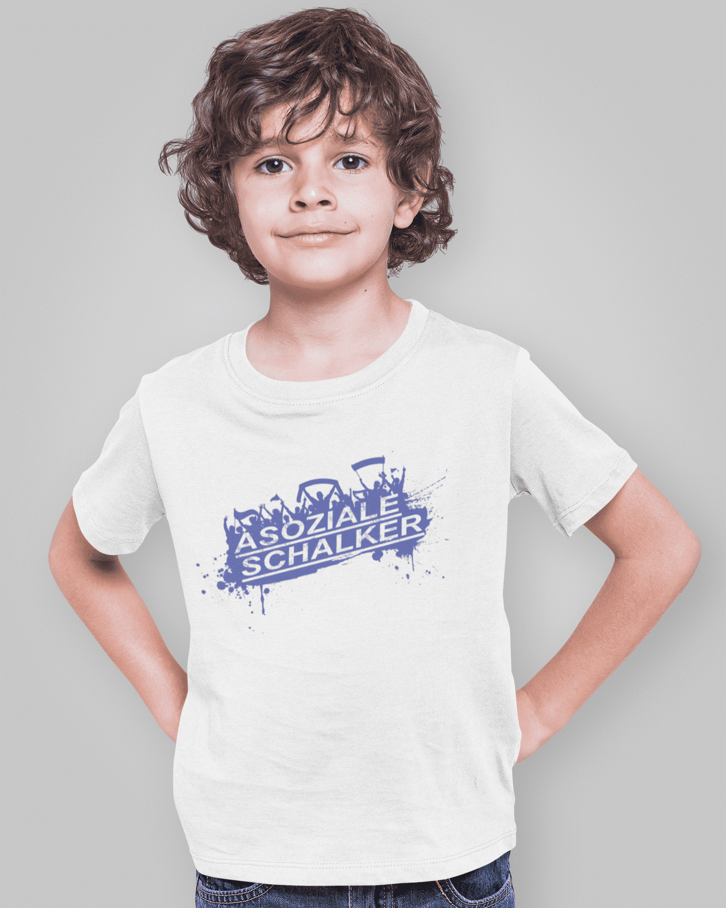 Asoziale Schalker  - Kinder T-Shirt